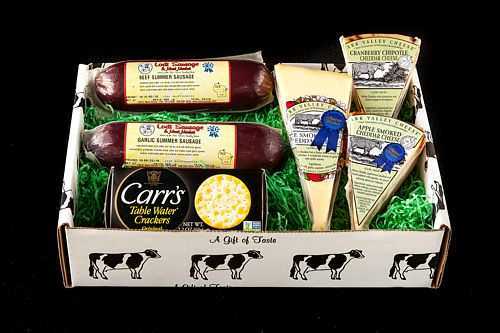 Local Carr Valley Cheese and Sausage Box
